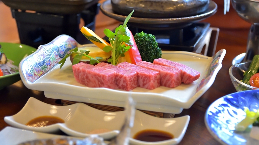 【阿波牛石焼ステーキ付】徳島ブランド牛を味わう郷土料理会席プラン